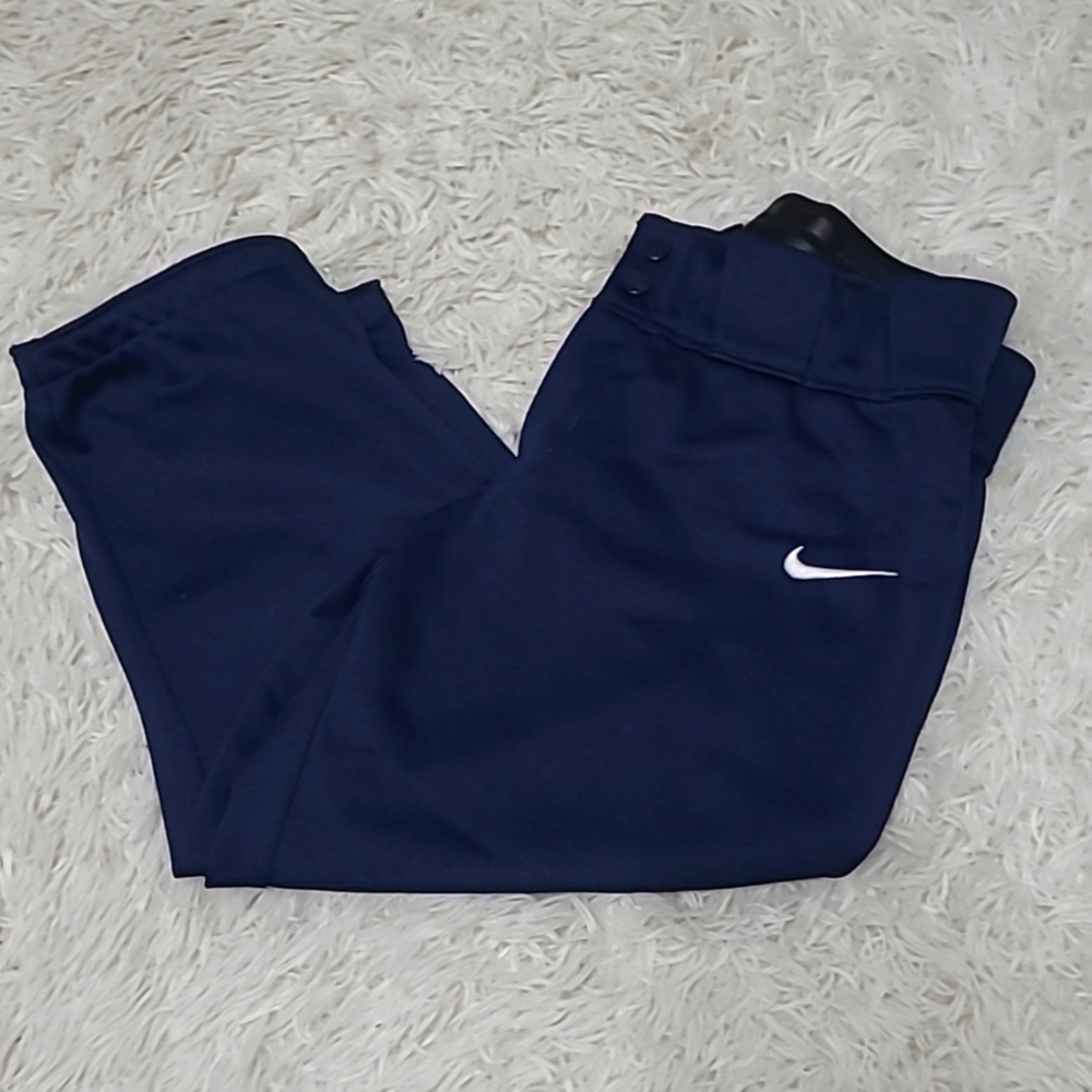 Nike Womens Vapor 3/4 Length Softball Pants Small Navy